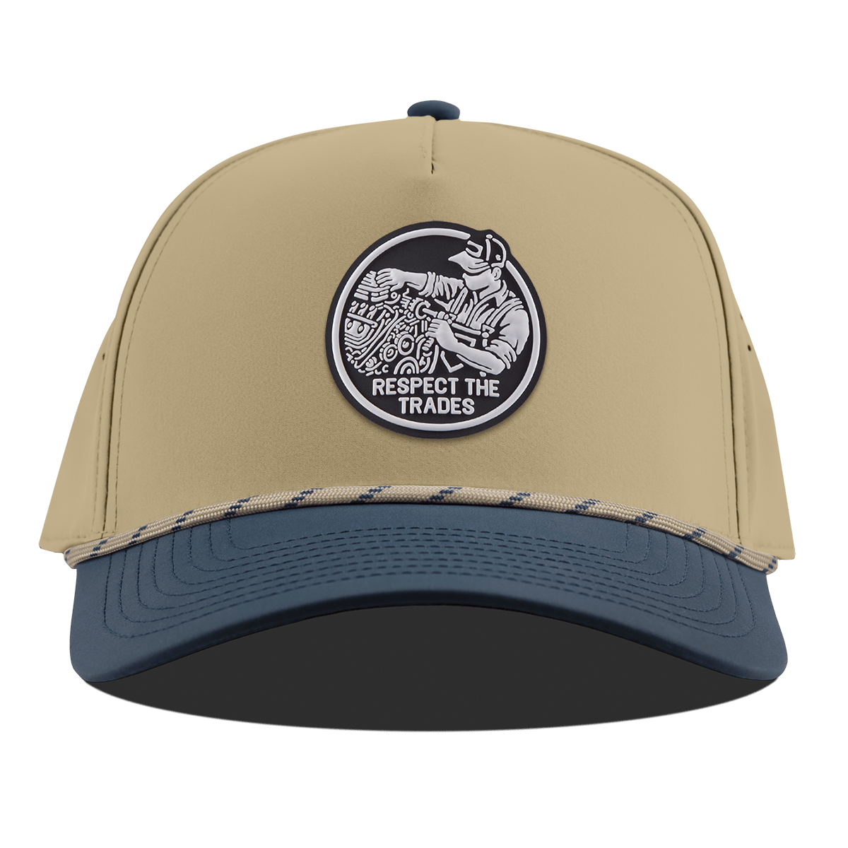 Respect The Trades Mechanic Curved 5 Panel Rope Desert/Orion