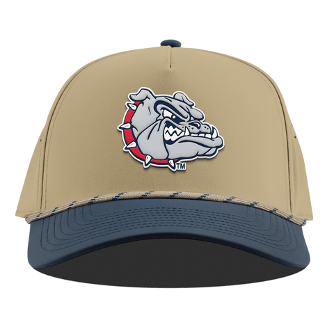 Gonzaga University "Spike The Bulldog" Curved 5 Panel Rope Desert/Orion