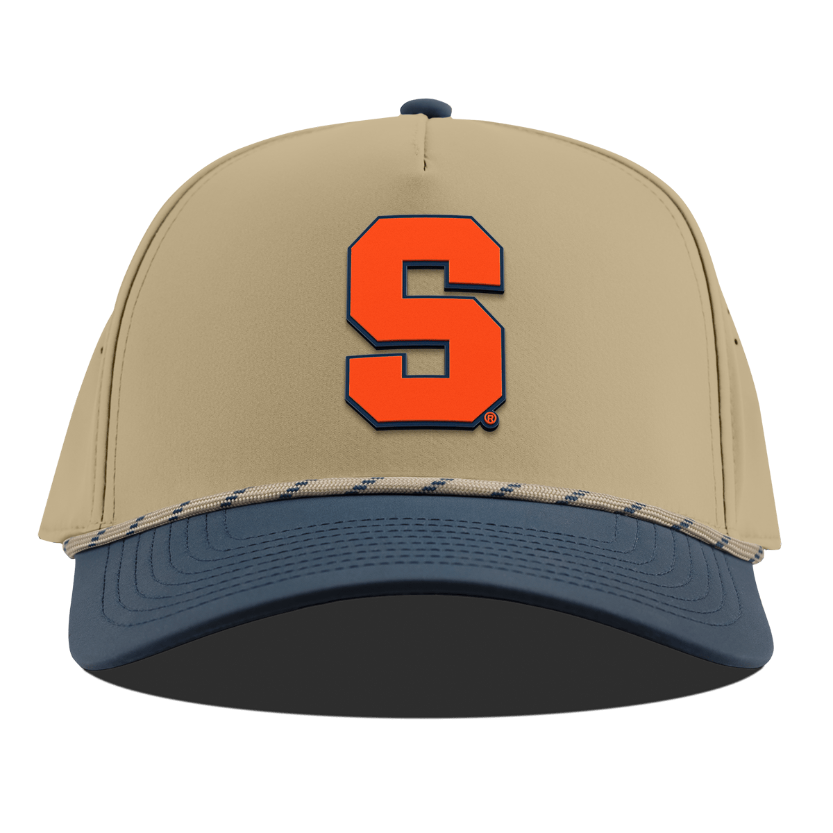 Syracuse University "Syracuse Orange Block" Curved 5 Panel Rope Desert/Orion