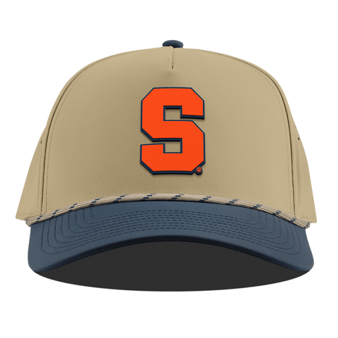 Syracuse University "Syracuse Orange Block" Curved 5 Panel Rope Desert/Orion