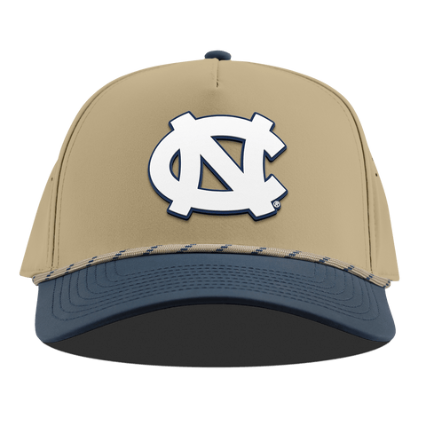 University of North Carolina "UNC Team Logo" Curved 5 Panel Rope Desert/Orion