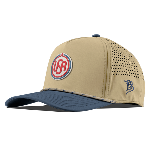 USA Icon Curved 5 Panel Rope Desert/Orion