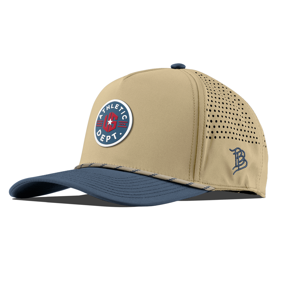 US Athletic Curved 5 Panel Rope Desert/Orion