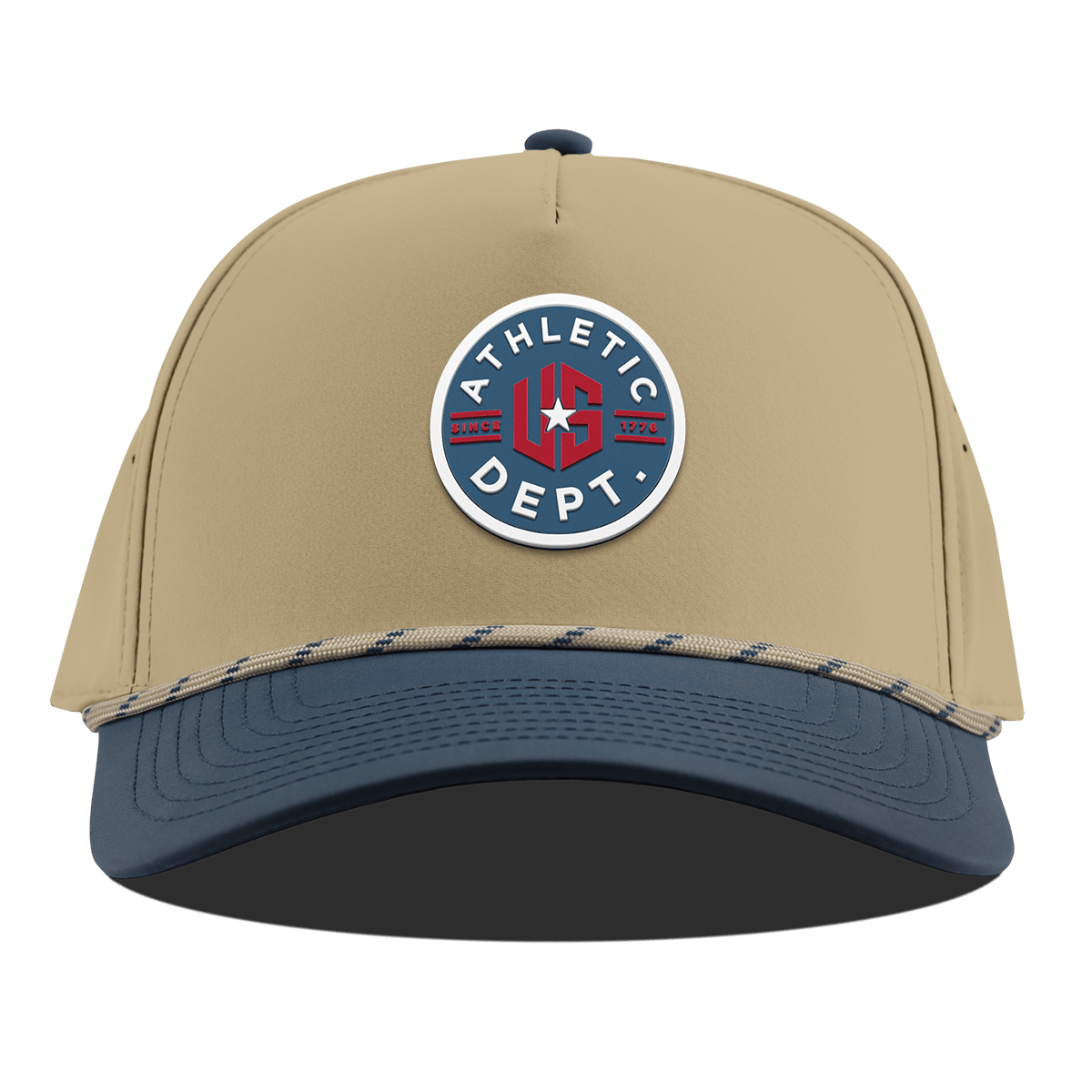 US Athletic Curved 5 Panel Rope Desert/Orion