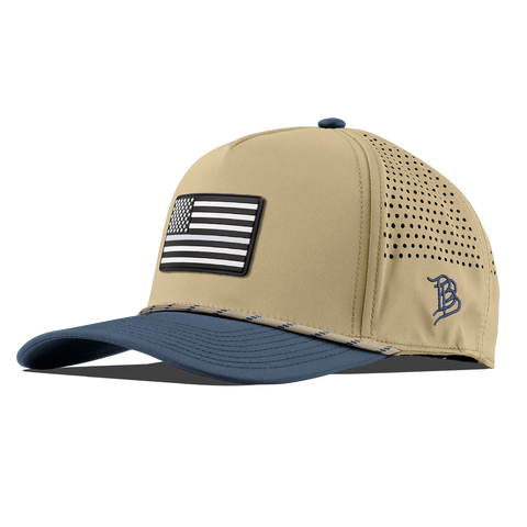 Vintage Old Glory Curved 5 Panel Rope Desert/Orion