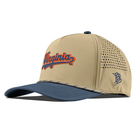 University of Virginia "Virginia Script" Curved 5 Panel Rope Desert/Orion