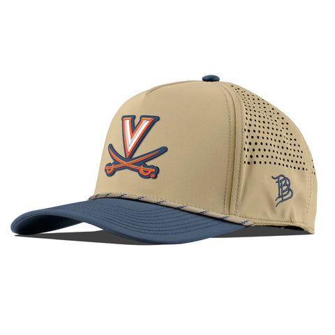 University of Virginia "Virginia Team Logo" Curved 5 Panel Rope Desert/Orion