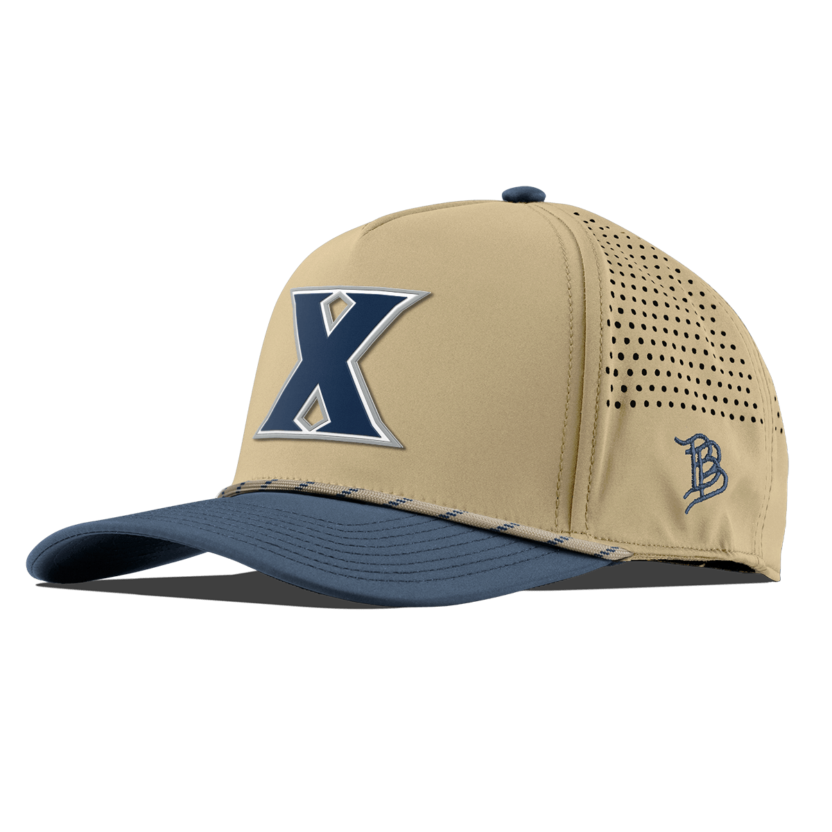 Xavier University "Xavier Block" Curved 5 Panel Rope Desert/Orion