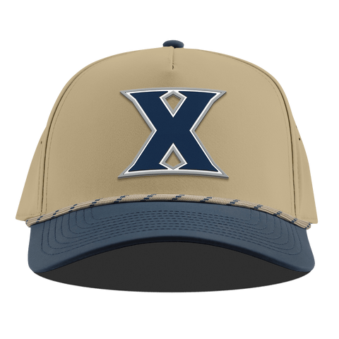 Xavier University "Xavier Block" Curved 5 Panel Rope Desert/Orion