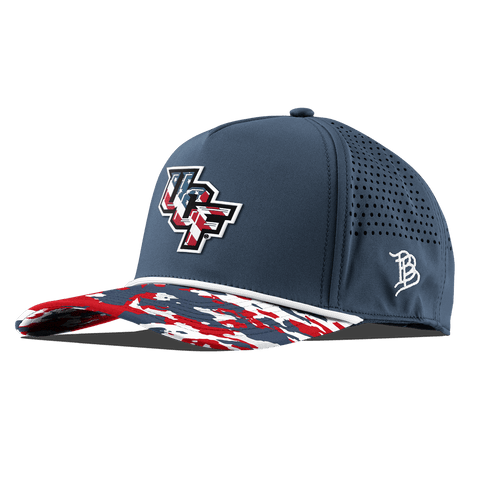 University of Central Florida "UCF Stars & Stripes" Curved 5 Panel Rope Orion/USA Camo + White Rope