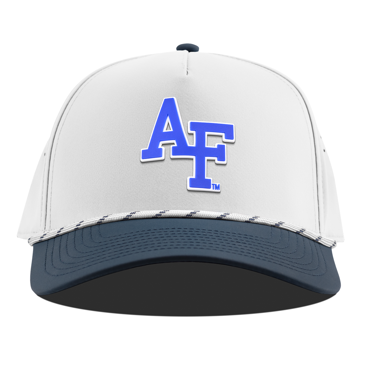 Air Force "Air Force Academy Block" Curved 5 Panel Rope White/Orion