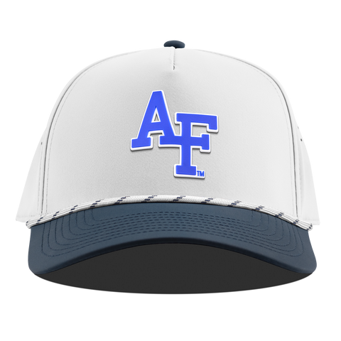 Air Force "Air Force Academy Block" Curved 5 Panel Rope White/Orion