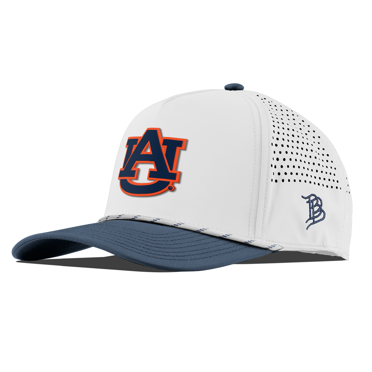 Auburn University "Auburn Team Logo" Curved 5 Panel Rope White/Orion