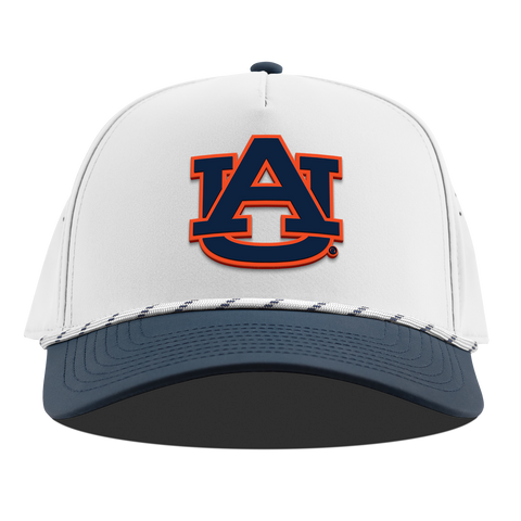 Auburn University "Auburn Team Logo" Curved 5 Panel Rope White/Orion