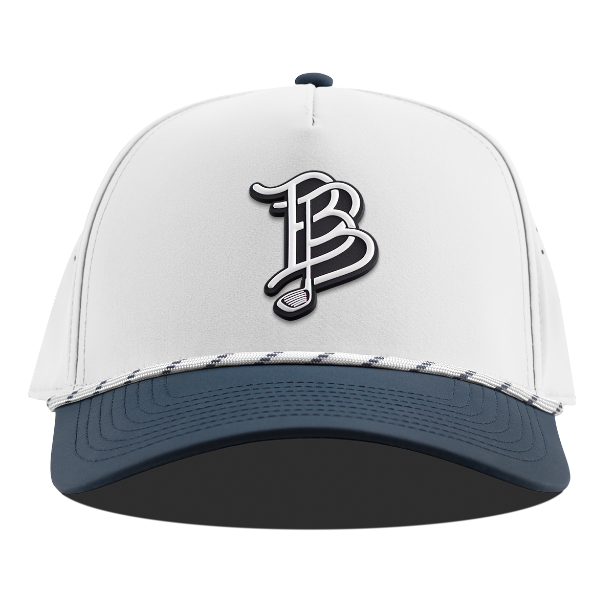 BB Golf Cutout PVC Curved 5 Panel Rope White/Orion
