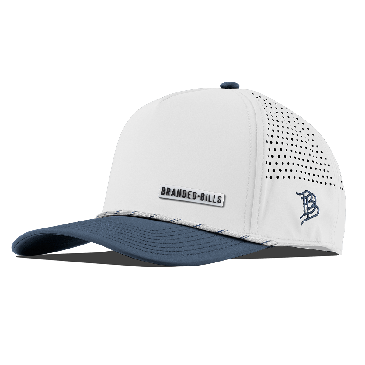 BB Stretch PVC Curved 5 Panel Rope White/Orion