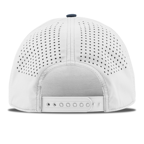 Salute PVC Curved 5 Panel Rope Back White/Orion