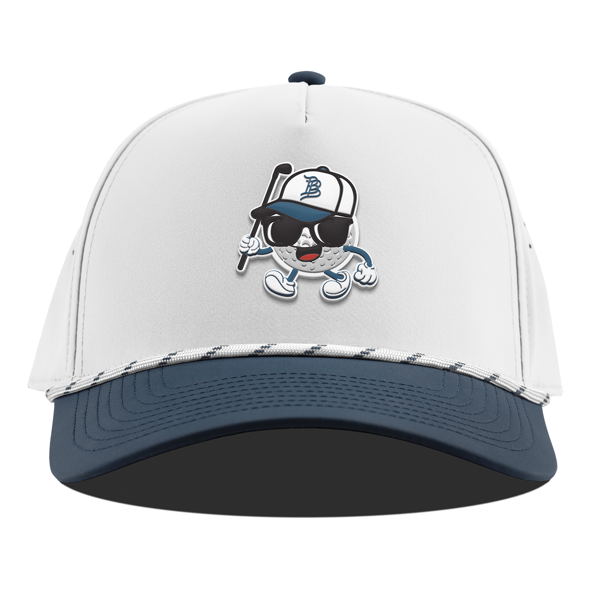 Bump 'n Run Curved 5 Panel Rope White/Orion