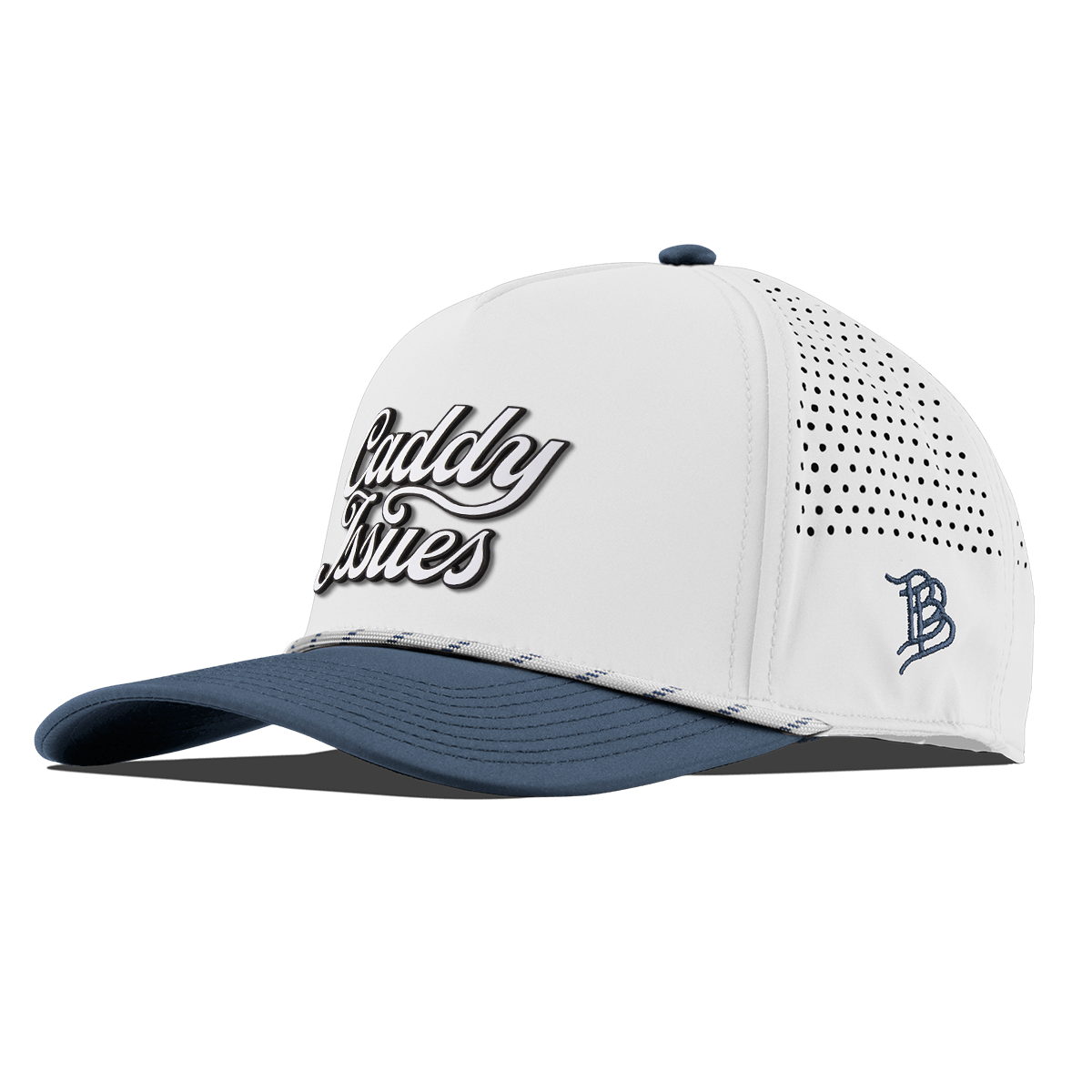Caddy Issues Script Curved 5 Panel Rope White/Orion