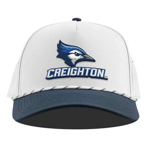 Creighton University "Creighton Team Logo" Curved 5 Panel Rope White/Orion