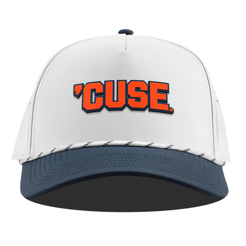 Syracuse University "Cuse Block" Curved 5 Panel Rope White/Orion