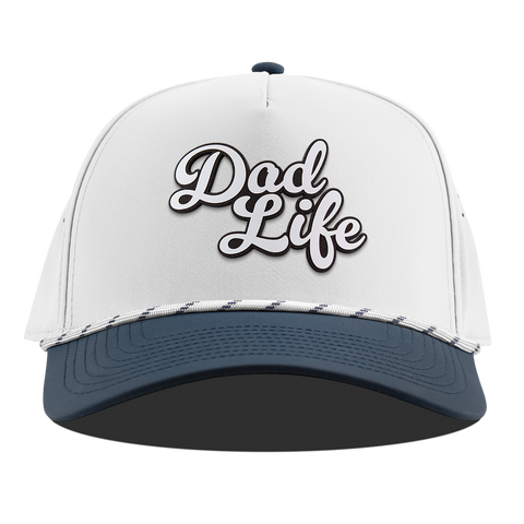 Dad Life Script Curved 5 Panel Rope