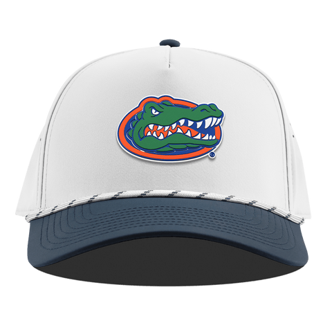University of Florida "Florida Team Logo" Curved 5 Panel Rope White/Orion