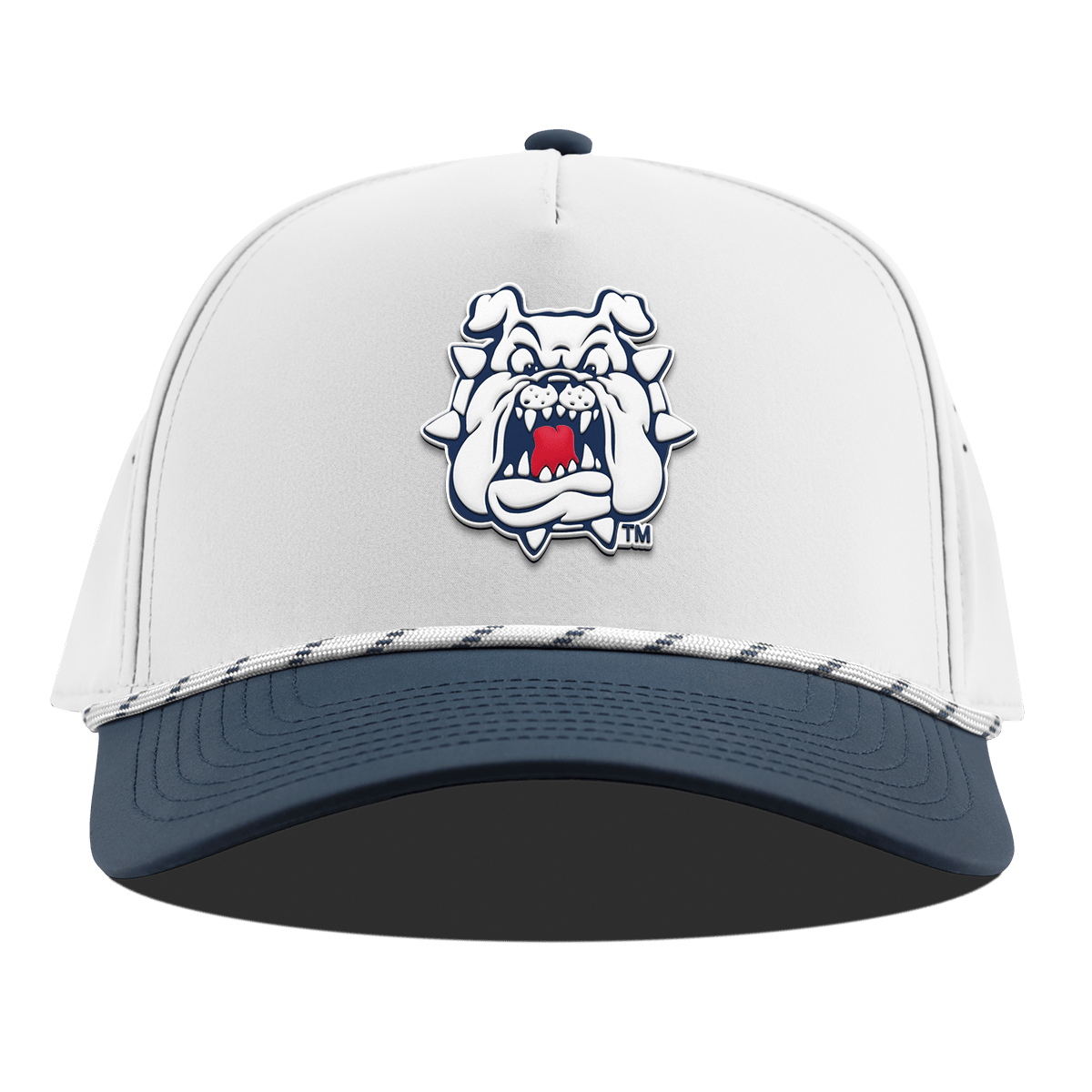 Fresno State University "Fresno State Bulldogs" Curved 5 Panel Rope White/Orion