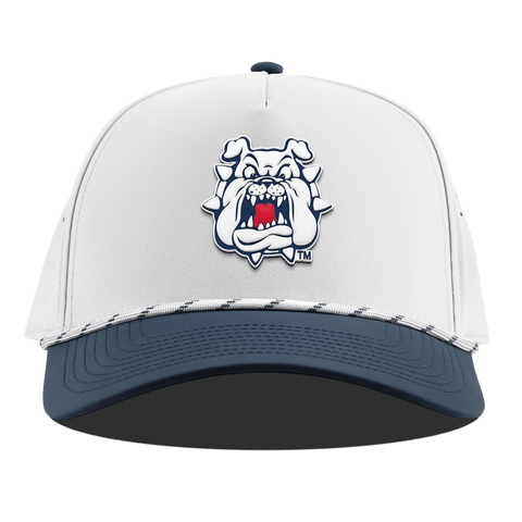 Fresno State University "Fresno State Bulldogs" Curved 5 Panel Rope White/Orion