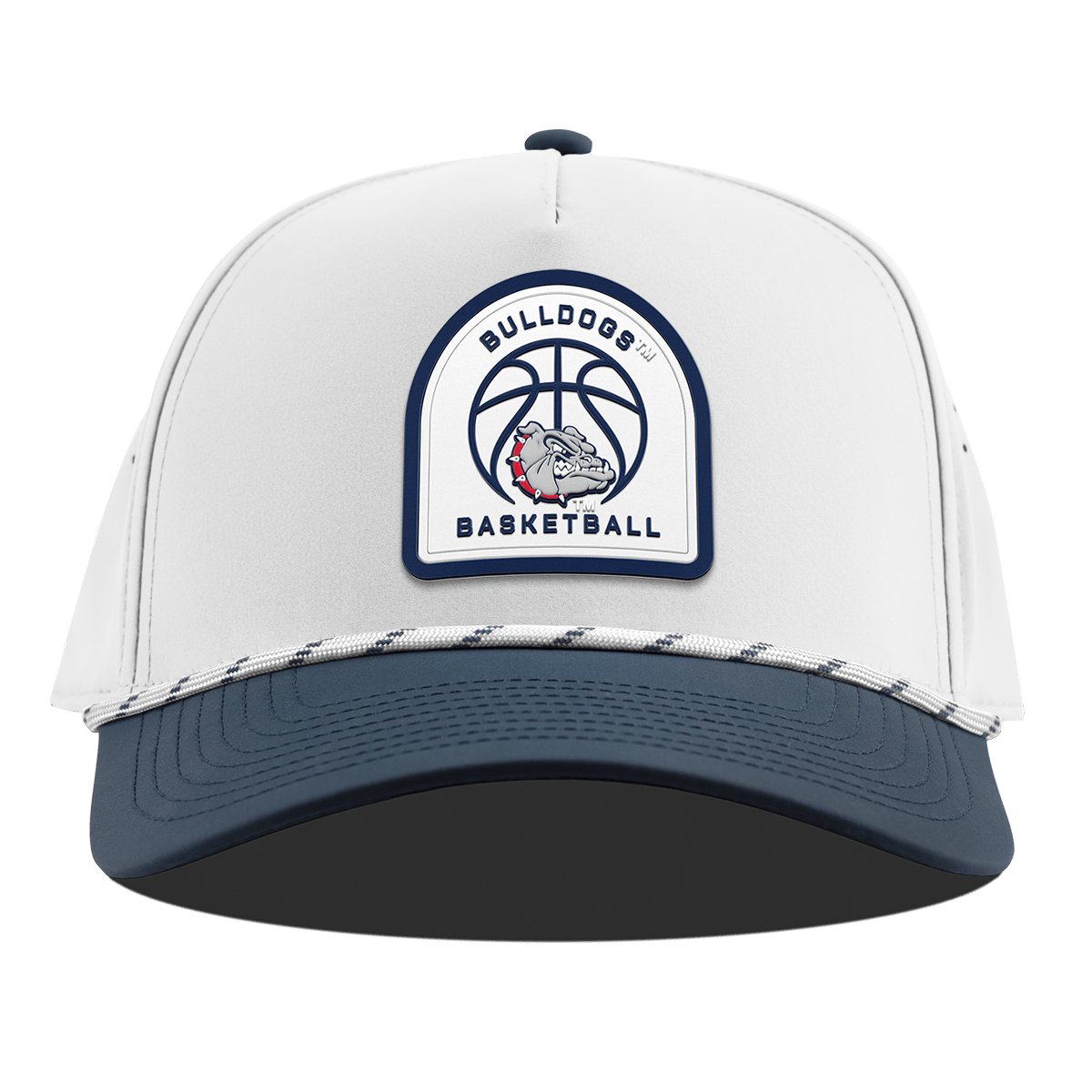 Gonzaga University "Gonzaga Basketball" Curved 5 Panel Rope White/Orion