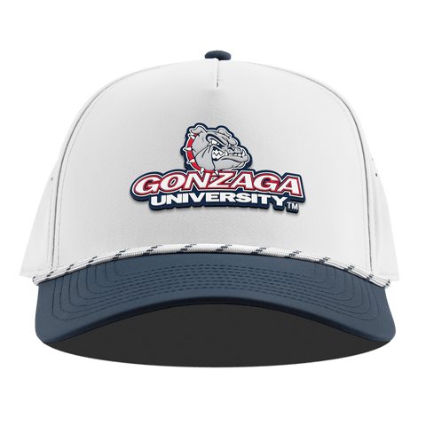 Gonzaga University "Gonzaga Team Logo" Curved 5 Panel Rope White/Orion