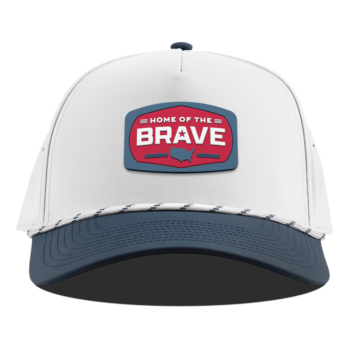 Home of the Brave Curved 5 Panel Rope White/Orion