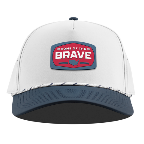 Home of the Brave Curved 5 Panel Rope White/Orion
