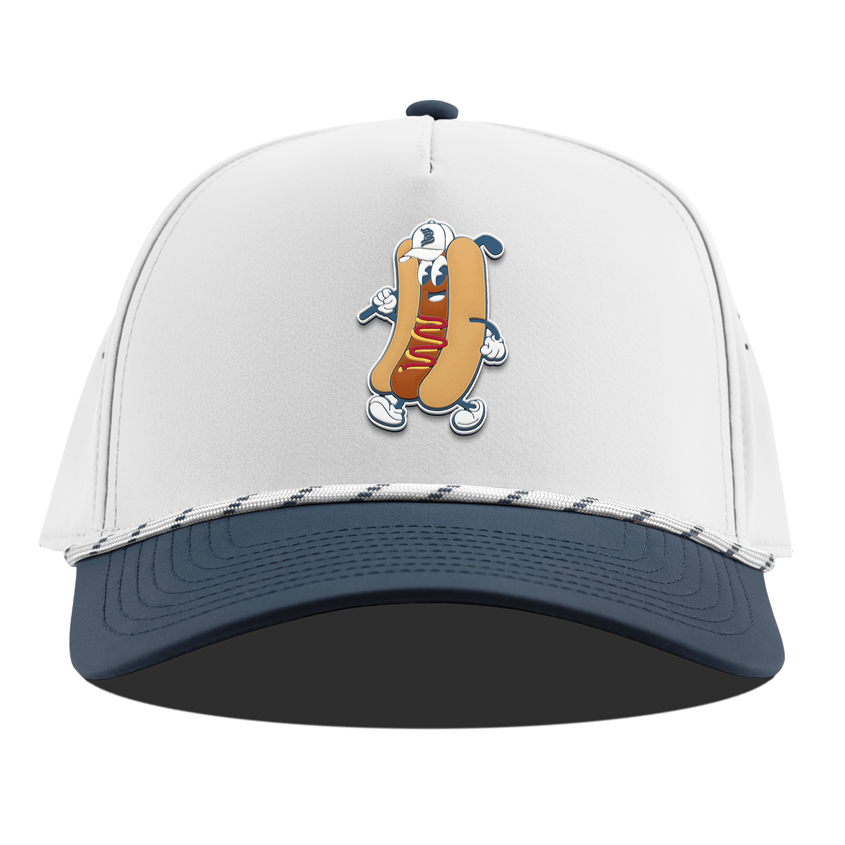 Hot Dog Buddy Curved 5 Panel Rope White/Orion