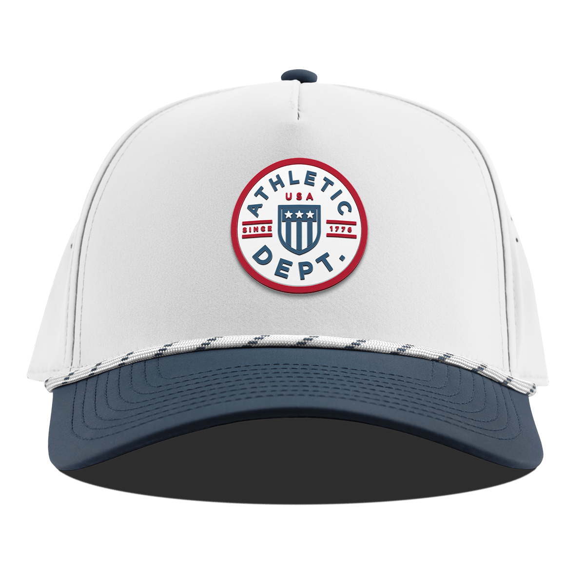 Liberty Letterman Curved 5 Panel Rope White/Orion