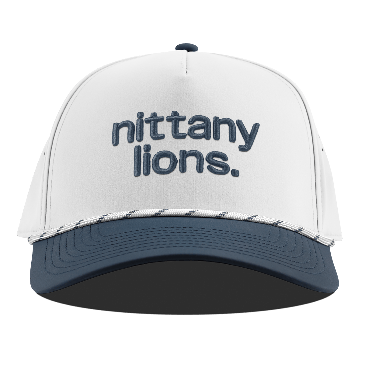 Pennsylvania State University "nittany lions." Orion Curved 5 Panel Rope White/Orion