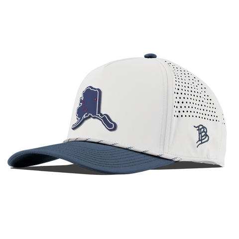 Alaska Patriot Series Curved 5 Panel Rope White/Orion
