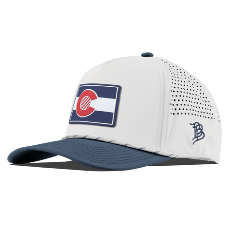 Colorado Patriot Series Curved 5 Panel Rope White/Orion