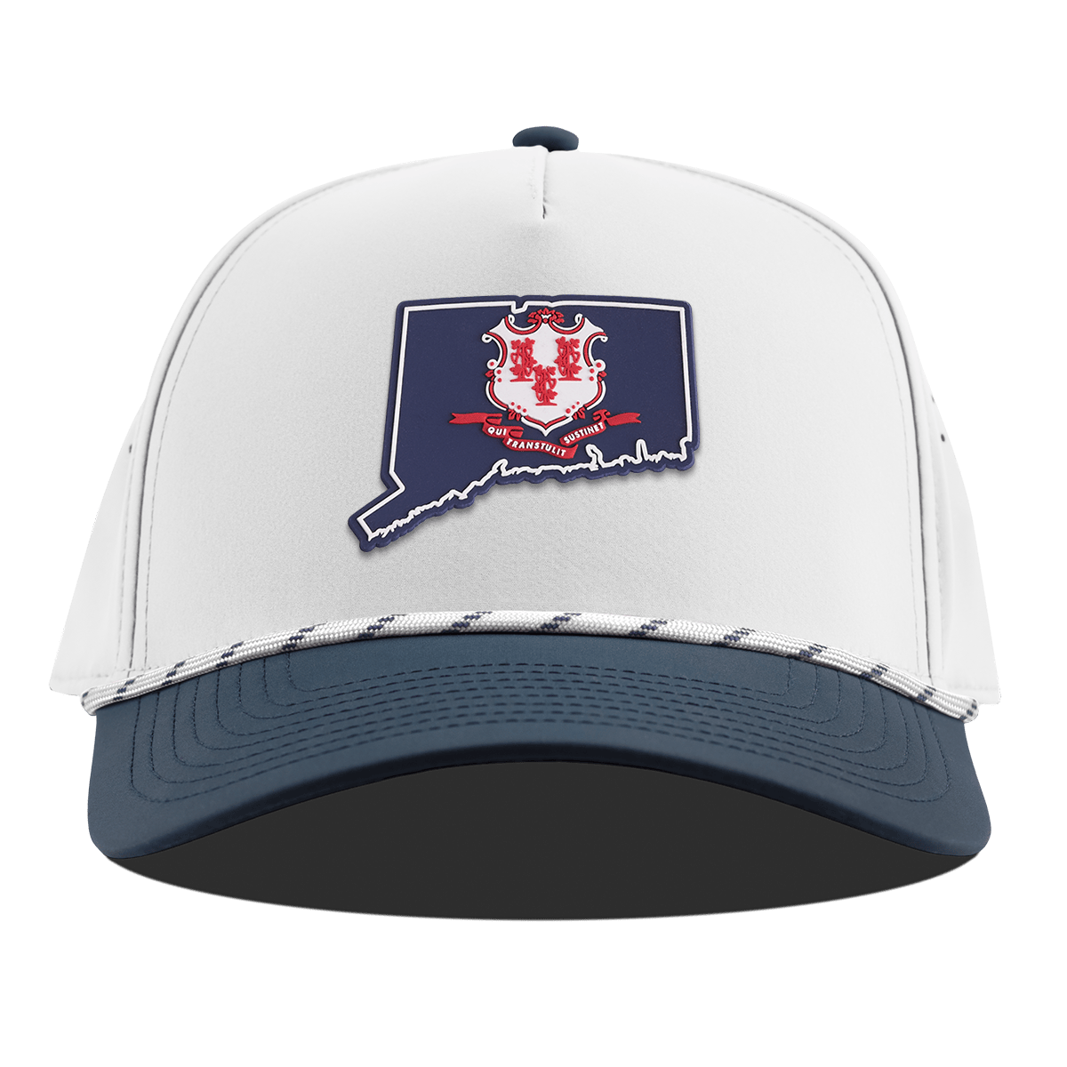 Connecticut Patriot Series Curved 5 Panel Rope White/Orion