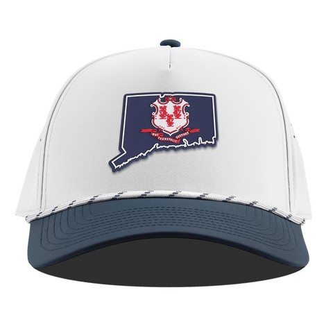 Connecticut Patriot Series Curved 5 Panel Rope White/Orion