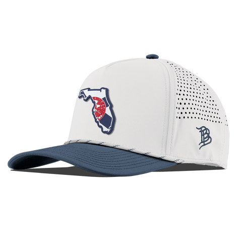 Florida Patriot Series Curved 5 Panel Rope White/Orion