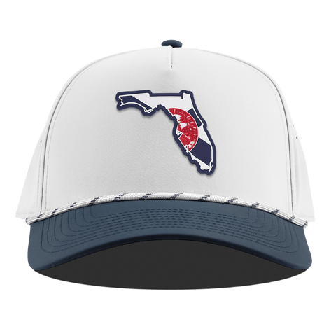 Florida Patriot Series Curved 5 Panel Rope White/Orion