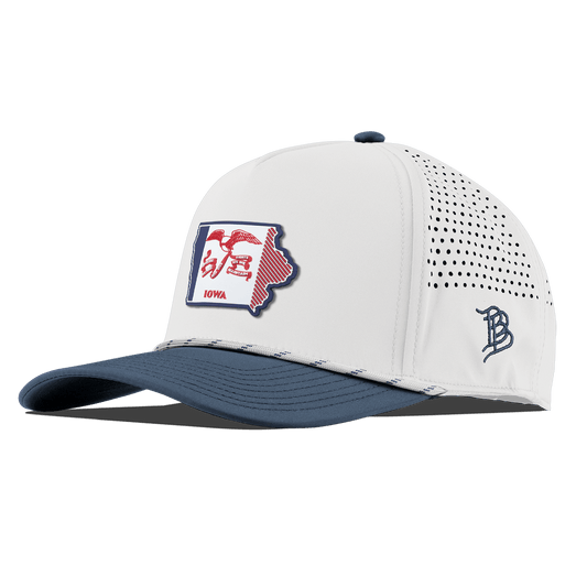 Iowa Patriot Series Curved 5 Panel Rope White/Orion