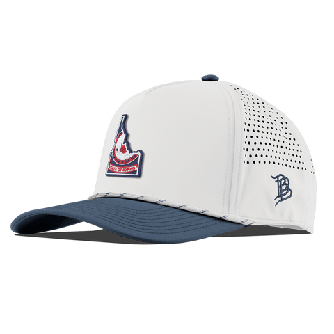 Idaho Patriot Series Curved 5 Panel Rope White/Orion