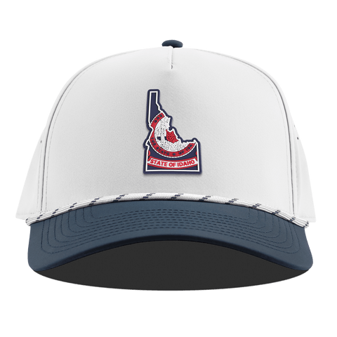 Idaho Patriot Series Curved 5 Panel Rope White/Orion