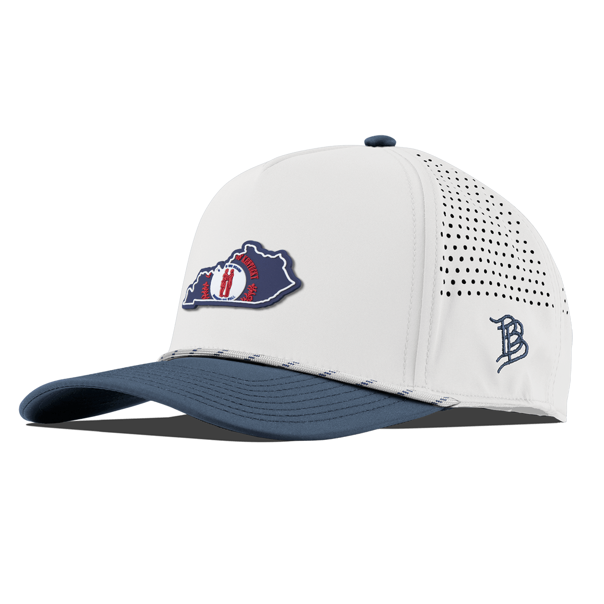 Kentucky Patriot Series Curved 5 Panel Rope White/Orion