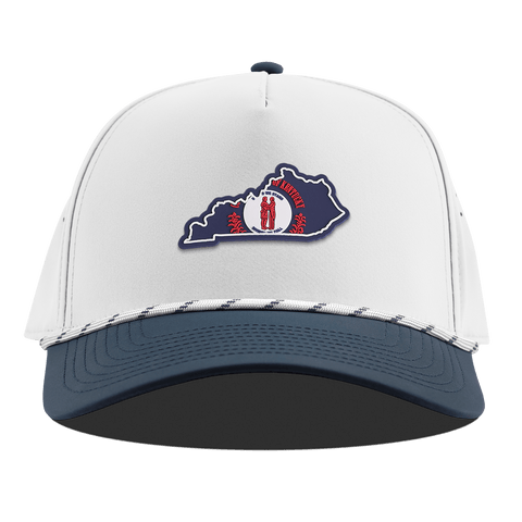 Kentucky Patriot Series Curved 5 Panel Rope White/Orion