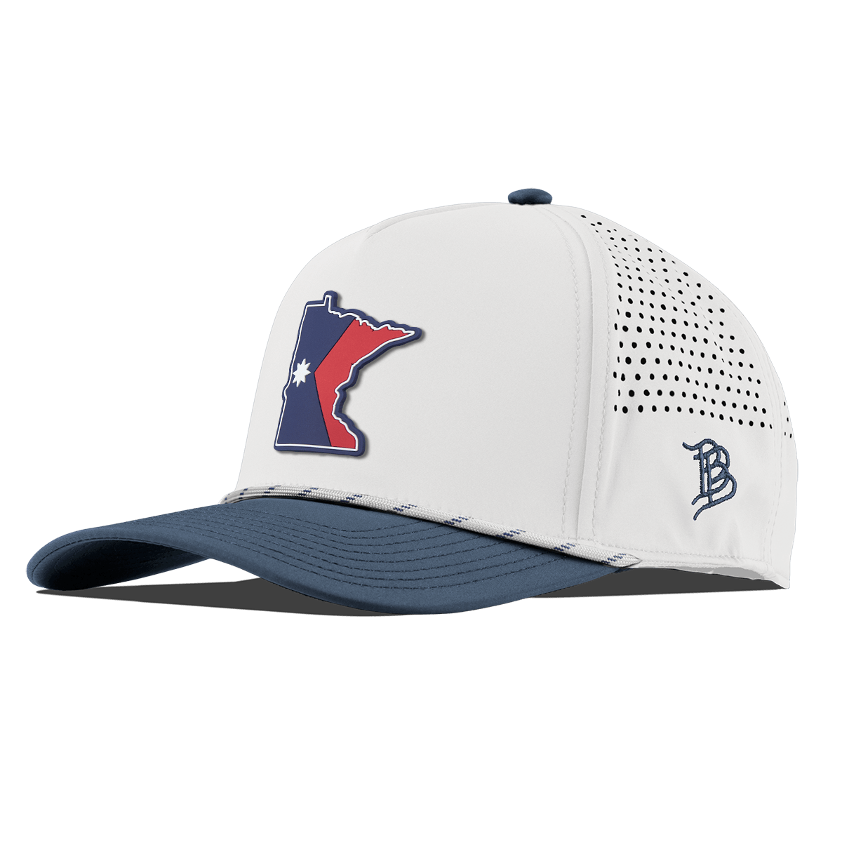 Minnesota Patriot Series Curved 5 Panel Rope White/Orion
