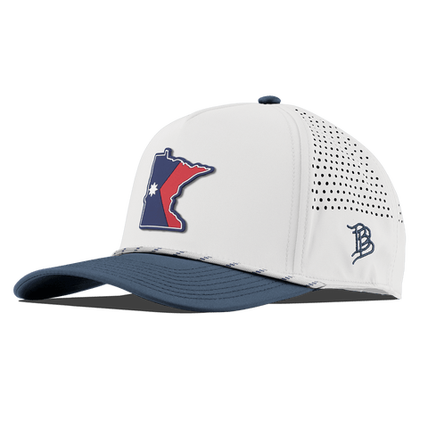 Minnesota Patriot Series Curved 5 Panel Rope White/Orion