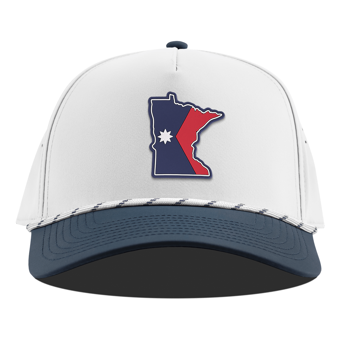 Minnesota Patriot Series Curved 5 Panel Rope White/Orion